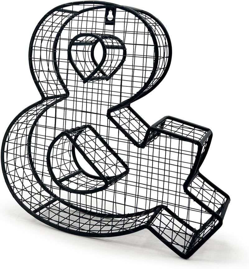 Oeno Wine Cork Holder Metal Display Collector Full Alphabet Display Letters & More (&) - Image 4